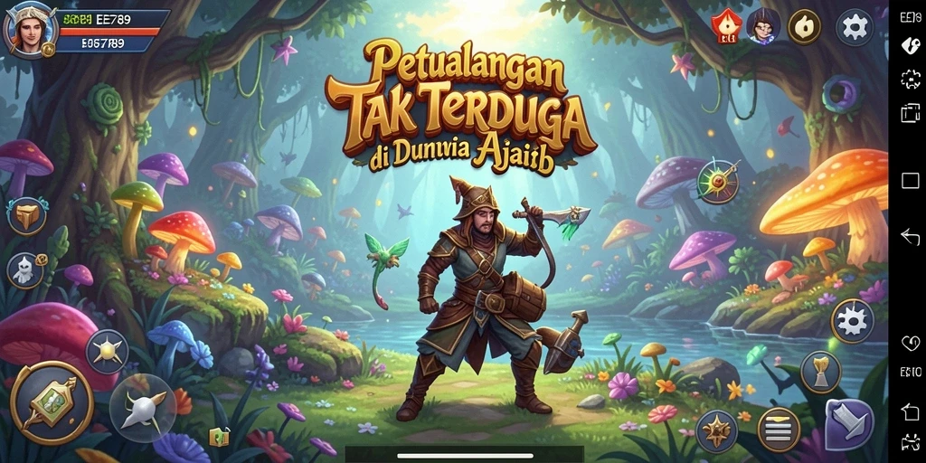 Tampilan gameplay EE789 yang penuh aksi dan petualangan seru.