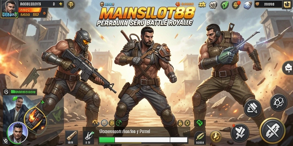 Gameplay seru pertempuran Battle Royale MAINSLOT88.