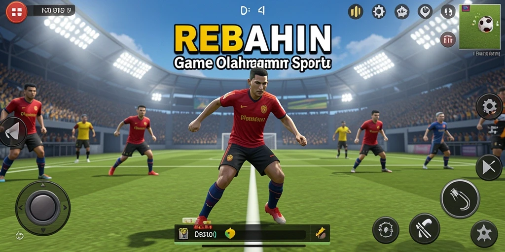 Screenshot gameplay <strong>REBAHIN</strong> yang memperlihatkan aksi olahraga seru.